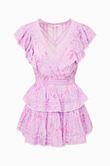 Gwen Heirloom Print Cotton Mini Dress