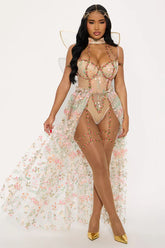 Woodland Nymph 3 Piece Costume Set - Pink/combo