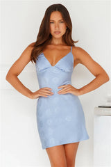 Blissful Breeze Satin Mini Dress