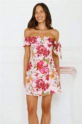 Luxe Seraphina Off Shoulder Mini Dress