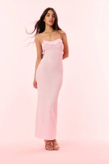 Alivia Sheer Knit Maxi Dress