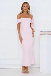 Candlelight Dream Off Shoulder Maxi Dress