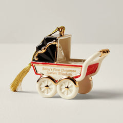 Personalized Vintage Pram Ornament