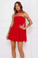 Modish Strapless Mini Dress