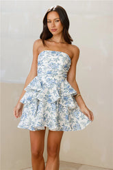 Street Style Queen Strapless Mini Dress
