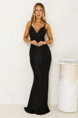 Shimmering Elegance Maxi Dress